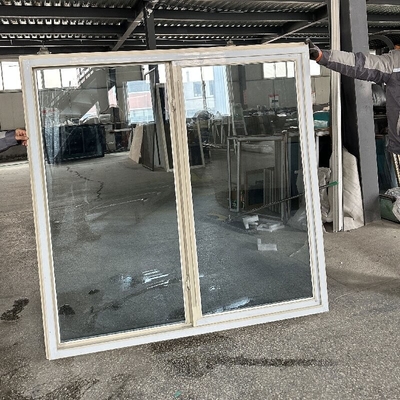 Αμερικανικό στυλ Upvc συρόμενες πόρτες και παράθυρα σχεδιασμός για το σπίτι γραφείο θέρμανση γυαλί