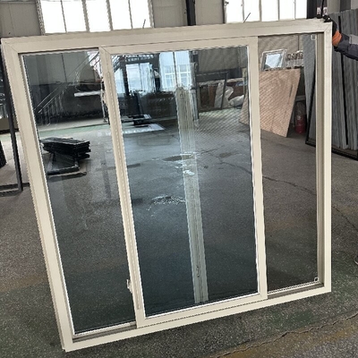 Αμερικανικό στυλ Upvc συρόμενες πόρτες και παράθυρα σχεδιασμός για το σπίτι γραφείο θέρμανση γυαλί